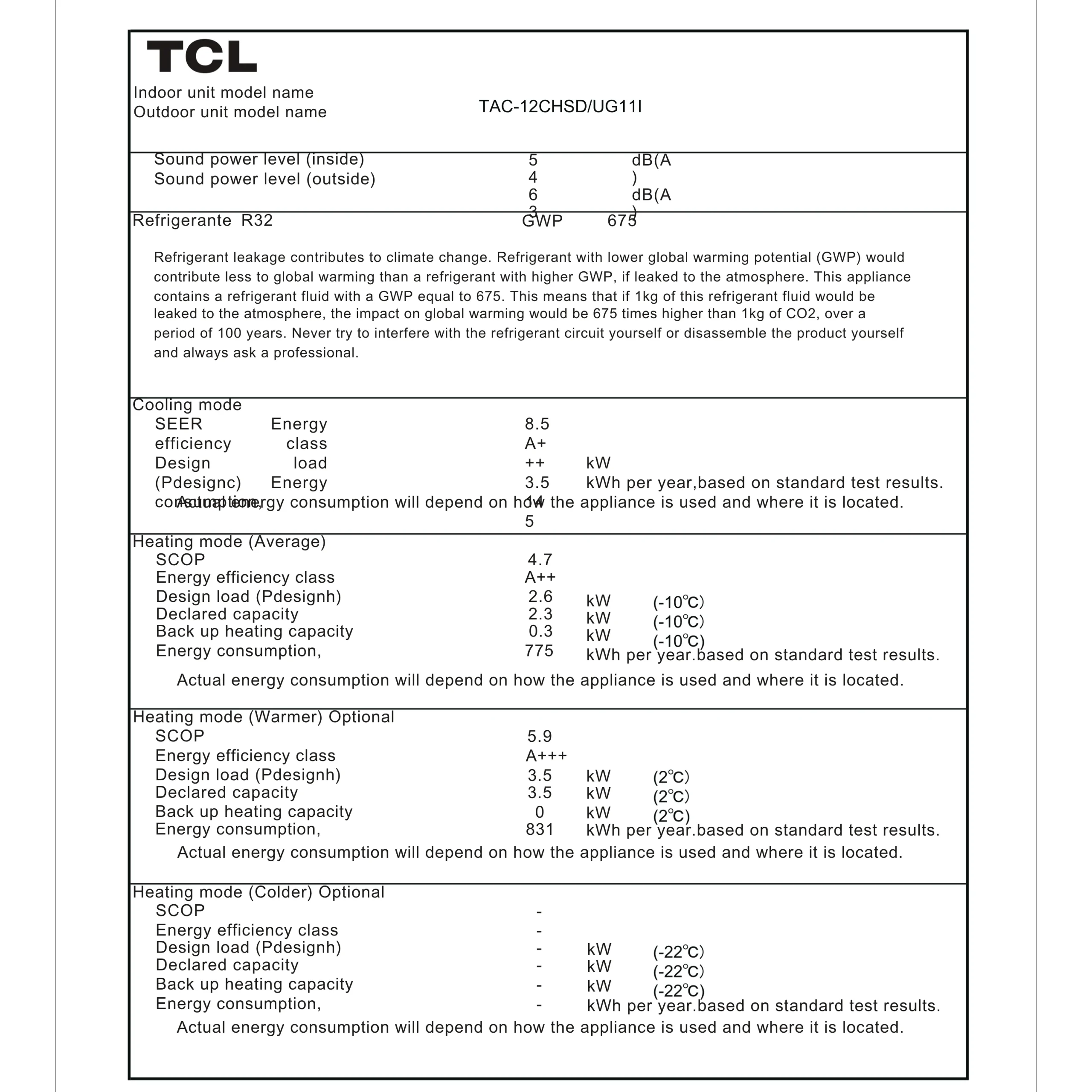 CLIMATISEUR TCL VOXIN UG11 I INVERTER R32 ISTALLATION EXPERT OFFERTE – Image 7