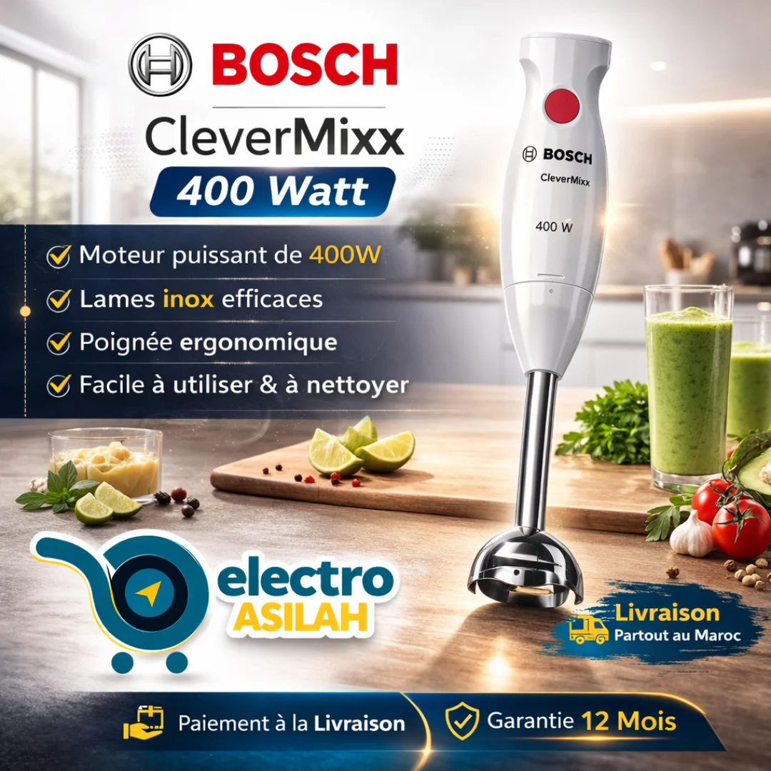 Mixeur Plongeant Bosch CleverMixx 400W