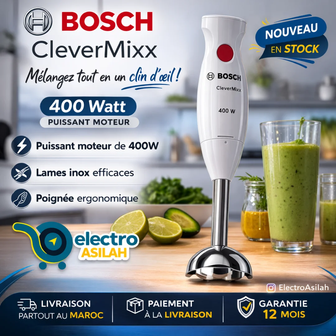 Mixeur Plongeant Bosch CleverMixx 400W