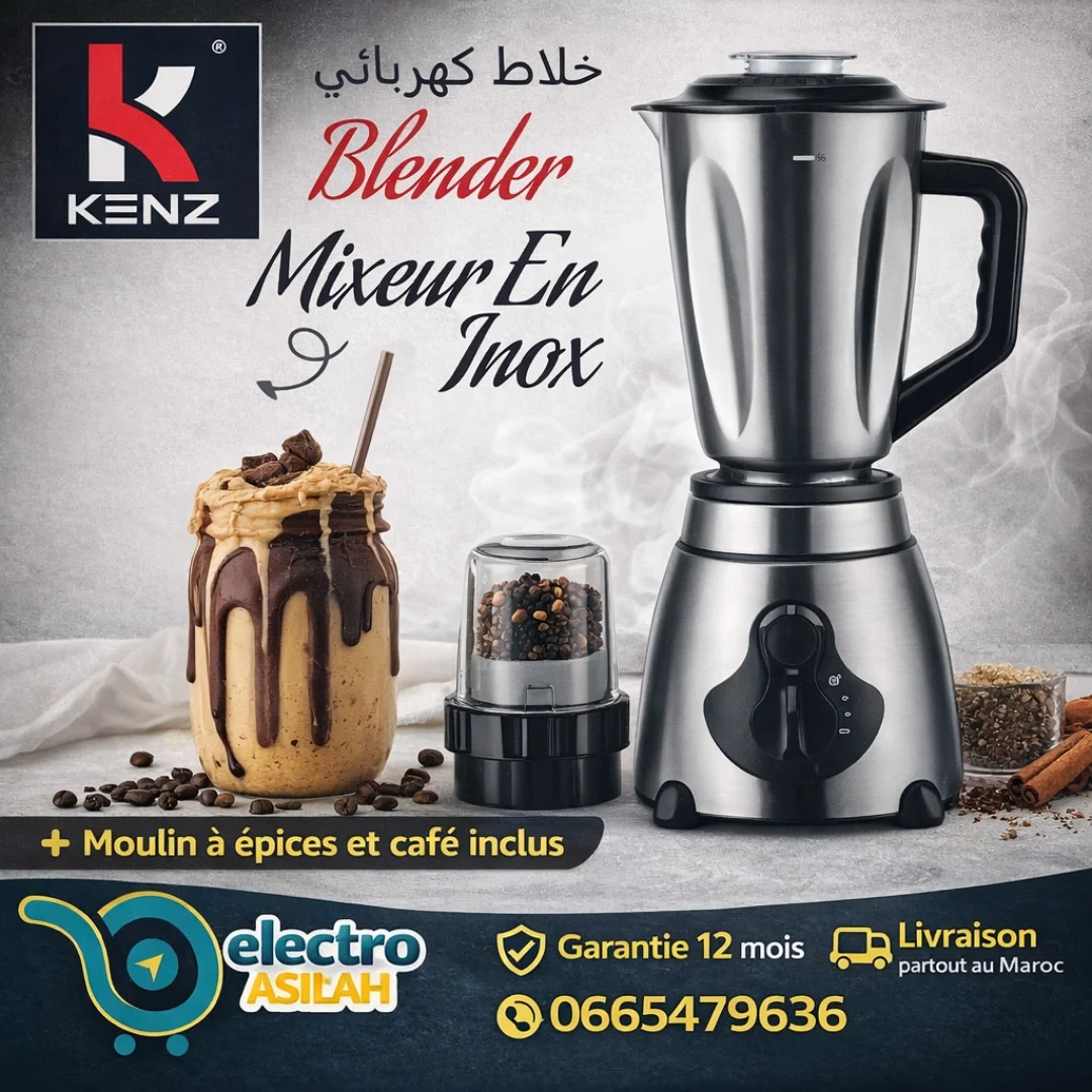 Blender KENZ Mixeur Inox