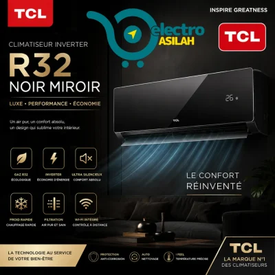 Climatiseur Mono-split BLACK MIRROR SERIES Inverter R32 XA82I